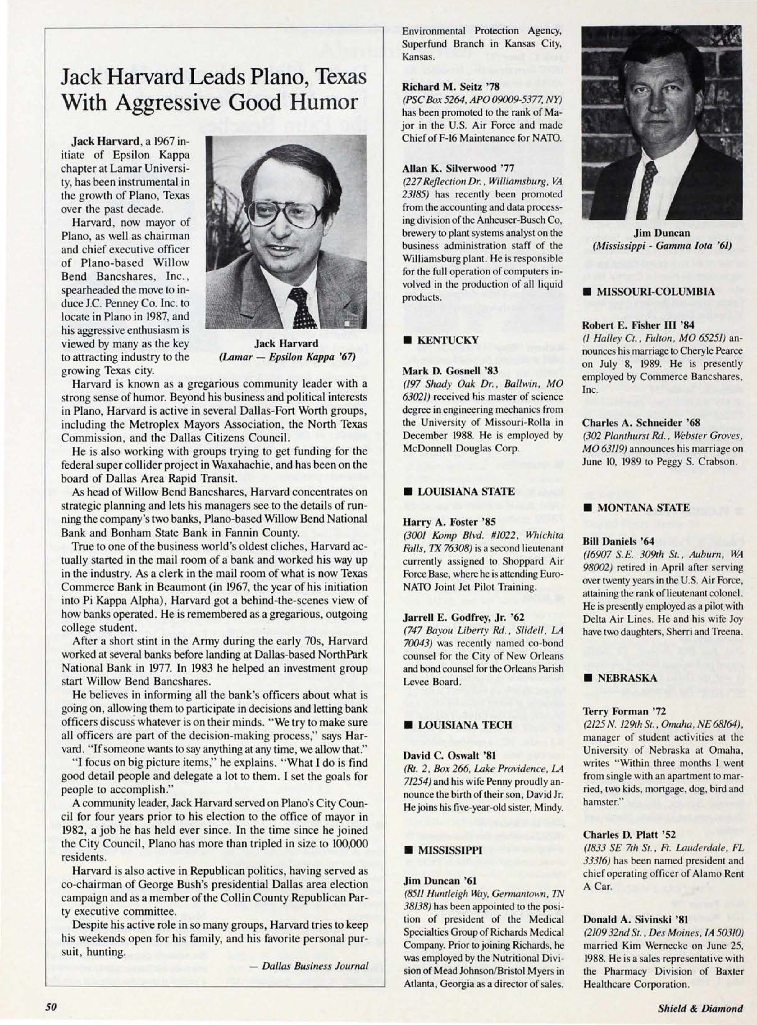 Jack Harvard Leads Plano, Texas With Aggressive Good Humor